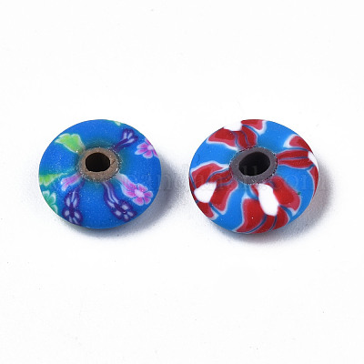 Chapelets de perle en pâte polymère manuel&nbsp;CLAY-T020-02-1