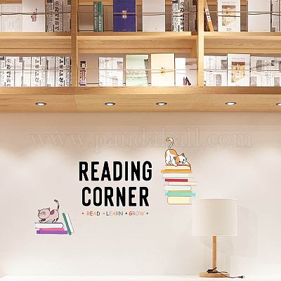 Reading corner decal, Classroom reading nook, reading corner decor