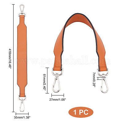 1/4 7mm genuine leather ultra thin crossbody strap - 7 colors - 6 sizes