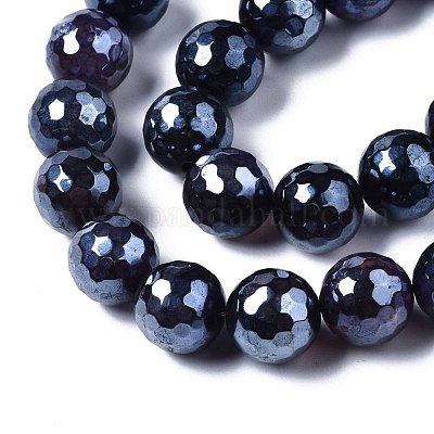 Chapelets de perles d'agate naturelle&nbsp;G-Q998-014A-1