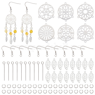 Wholesale UNICRAFTALE DIY Earring Kits 20pcs 304 Stainless Steel