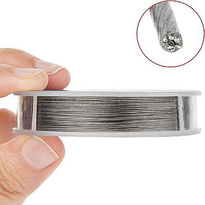 Wholesale BENECREAT 100m 0.3mm 7-Strand Tiger Tail Beading Wire 201  Stainless Steel Nylon Coated Craft Jewelry Beading Wire for Crafts Jewelry  Making 