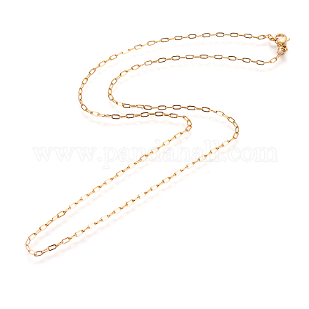 304 Edelstahl-Kabelketten Halsketten MAK-L015-37B-1