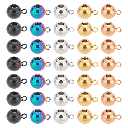 Unicraftale 40 pièces 5 couleurs placage ionique (ip) 304 tubes en acier inoxydable STAS-UN0049-13-1