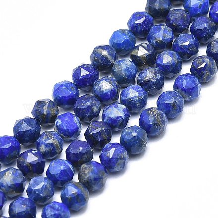 Chapelets de perles en lapis-lazuli naturel G-F715-006-1