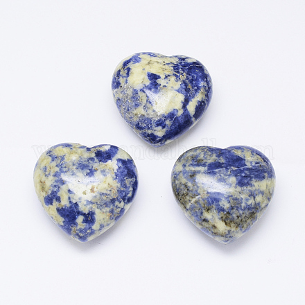 Perles de jaspe tache bleue naturelle X-G-K177-12-1