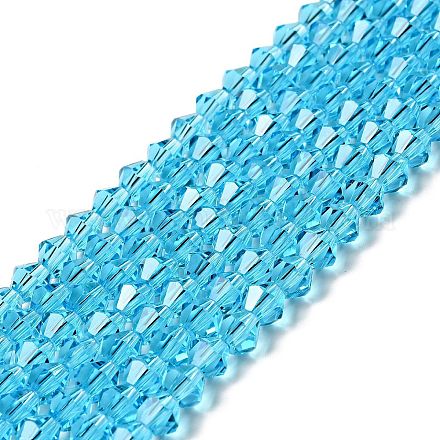 Imitation Austrian Crystal 5301 Bicone Beads GLAA-S026-6mm-06-1