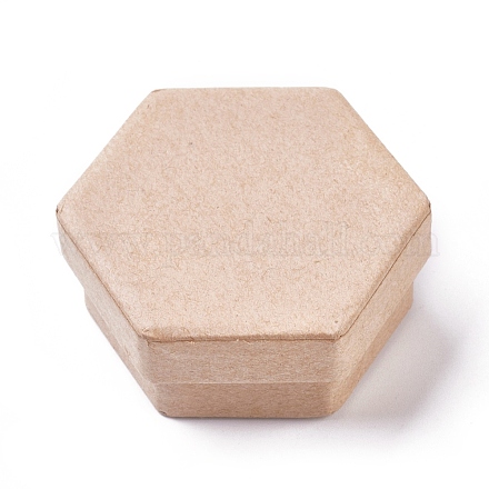 Paper Mache Mini Hexagon Box