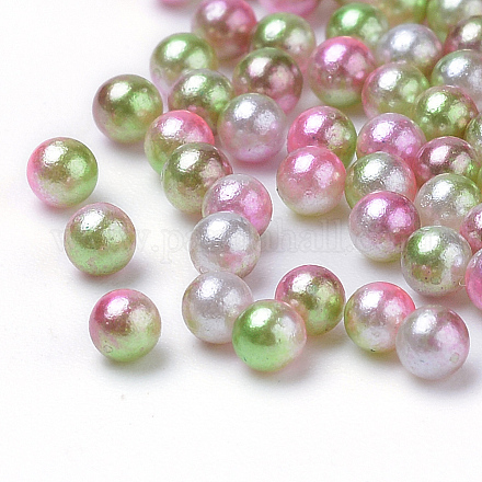 Perles acrylique imitation arc-en-ciel OACR-R065-8mm-08-1