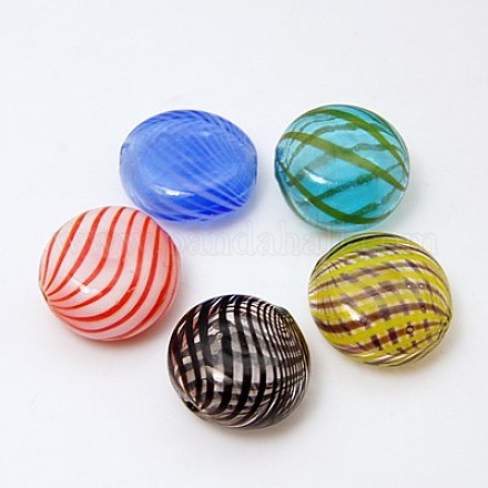 Handmade Blown Glass Beads DH011Y-1-1