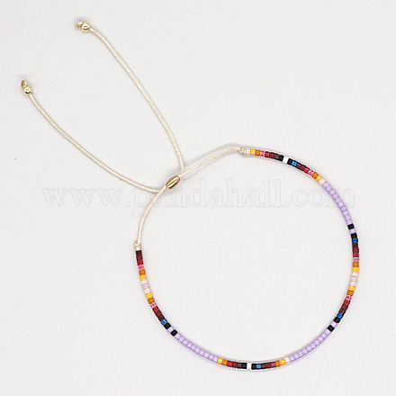 Bracelet en perles de verre tressées CG0646-6-1