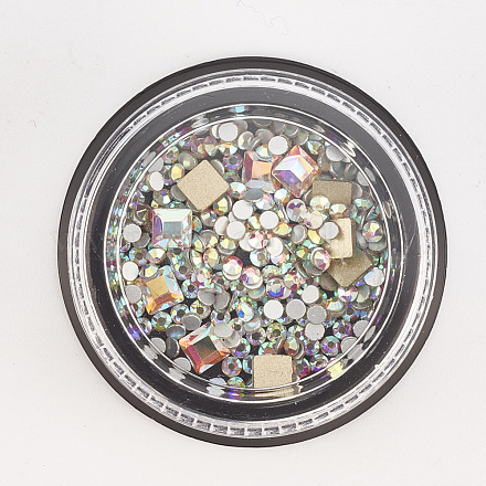 Cabujones de cristal de rhinestone MRMJ-S014-002E-1