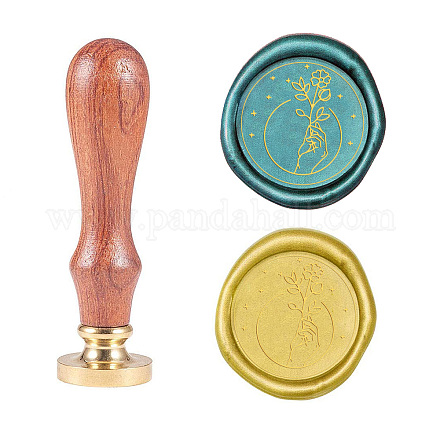 Wax Seal Stamp Set AJEW-WH0131-644-1