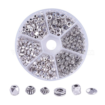 Alloy Spacer Beads PALLOY-JP0005-06AS-1