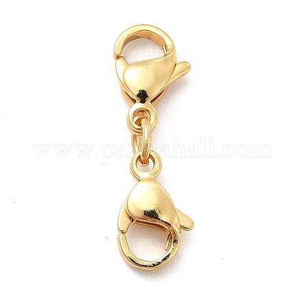 Wholesale PandaHall 30 Pieces Golden Metal Lobster Claw Clasps
