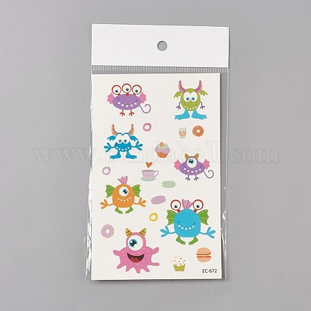 Removable Temporary Tattoos AJEW-WH0061-B04-1