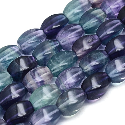 Chapelets de perles en fluorite naturel G-O170-95-1