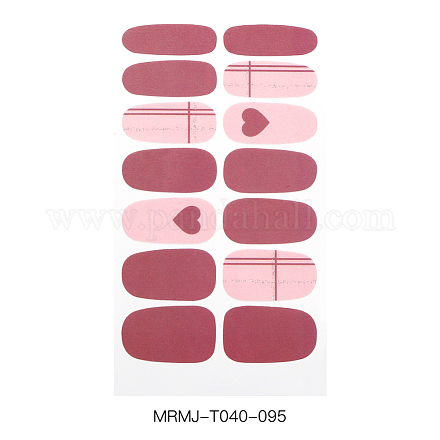 Nagelkunstaufkleber der vollen Abdeckung MRMJ-T040-095-1