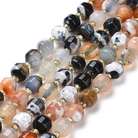 Chapelets de perles en agate de feu naturel G-I338-03-1