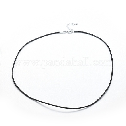 Кожаный шнур ожерелье материалы MAK-P010-07P-1