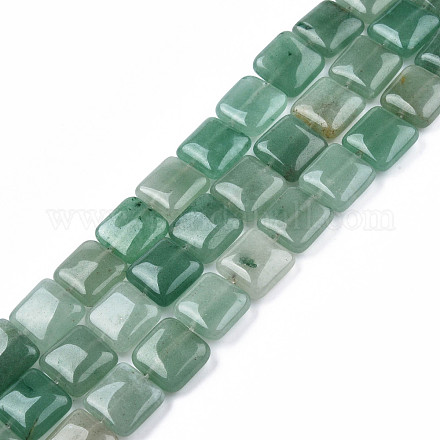Natürlichen grünen Aventurin Perlen Stränge G-N326-140B-1