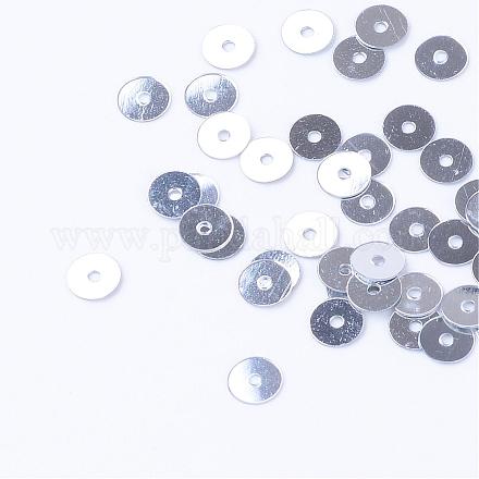 Accessori dell'ornamento paillette sfere di plastica PVC-R014-5mm-01-1