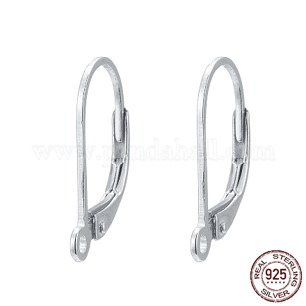 925 Sterling Silver Hoop Earrings X-STER-P032-06S-1