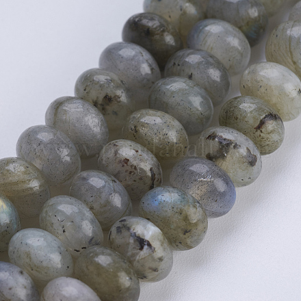 Chapelets de perles en labradorite naturelle  G-P354-01-8x5mm-1