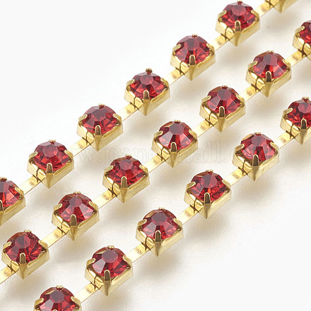Cadenas de strass Diamante de imitación de bronce CHC-S16-01C-1