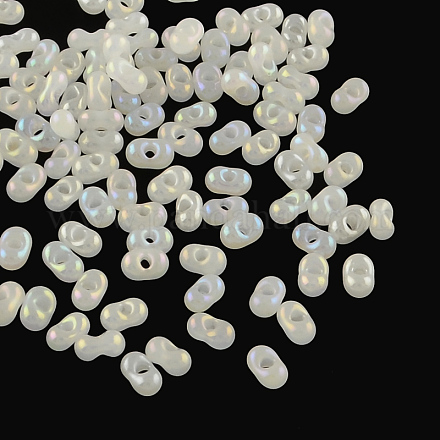 Perles de rocaille tchèques SEED-R014-3x6-P141AB-1