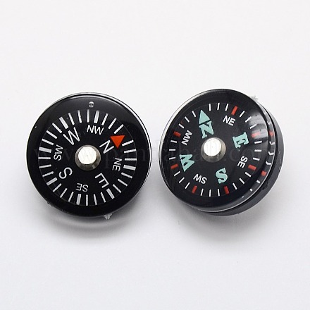 Compas acryliques en laiton boutons-pression pour bracelets de survie faisant SNAP-D001-M-1