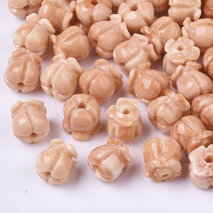 Synthetic Coral Beads CORA-R017-28-B08-1