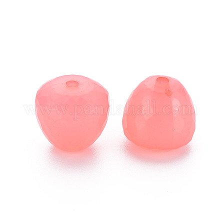 Perles en acrylique transparente MACR-S373-10E-03-1