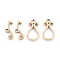 Ion Plating(IP) 304 Stainless Steel Toggle Clasps, Teardrop, Golden, teardrop,: 18.5x9.5x2.5mm, Hole: 1.5mm, Bar: 6.5x16.5x2.5mm, Hole: 1.5mm