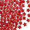 120Pcs Handmade Lampwork Beads, Star, Red, 9.5x10x3.5mm, Hole: 1mm