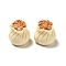 Opaque Resin Imitation Food Decoden Cabochons, Glutinous Rice Dumpling, Cornsilk, 21.5x22mm