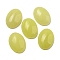 Natural Lemon Jade Cabochons, Oval, 18x13x5~5.5mm