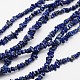 Croustilles lapis lazuli naturel perles de brins X-G-N0164-46-1