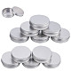 Boîtes de conserve rondes en aluminium benecreat CON-BC0004-26P-40ml-1