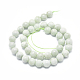 Natürliche myanmarische Jade / burmesische Jade-Perlenstränge G-D0001-09-10mm-2