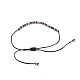 Nylonfaden geflochtene Perlen Armbänder BJEW-JB04349-M-4