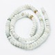 Brins de perles d'amazonite de fleurs naturelles G-R403-4x6-08-2