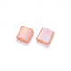 2-Hole Baking Painted Glass Seed Beads X-SEED-S031-L-596-2