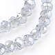 Chapelets de perles en verre électroplaqué GLAA-K027-PL-A02-3