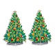 Diy Рождественская елка дисплей декор наборы алмазной живописи XMAS-PW0001-104-2