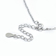 925 подвесные стерлингового серебра ожерелья NJEW-F246-01P-4