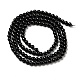 Naturale nero perline spinello fili G-D470-11-2