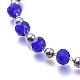 Bracelets de perle en 304 acier inoxydable BJEW-K118-01P-2