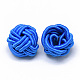 Polyester & Cotton Woven Beads WOVE-T004-14-2