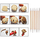 Wooden Handle Pottery Tools Sets TOOL-BC0008-11-5